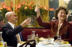 Over fifty and fabulous - Julie-Paul-toasting - Julie & Julia 2009.jpg